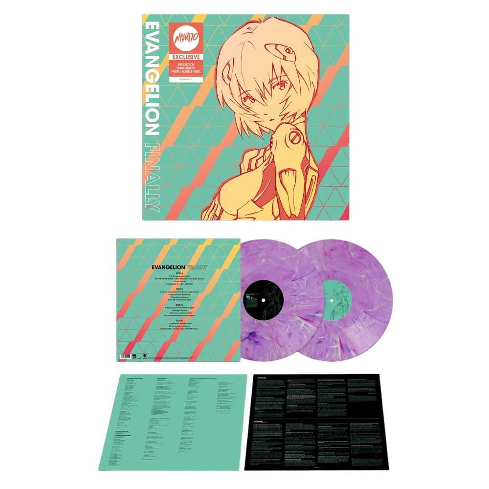 EVANGELION FINALLY 2xLP - Pressed on Translucent Purple Marble Vinyl - Sealed!